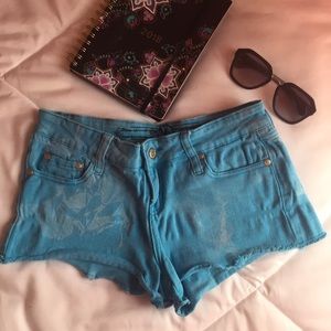 🦄5 for $25 sale🦄 blue daisy duke shorts